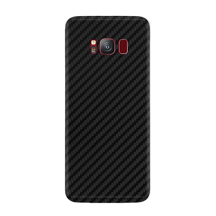 Carbon Fiber Black Skin for Samsung S8 Plus