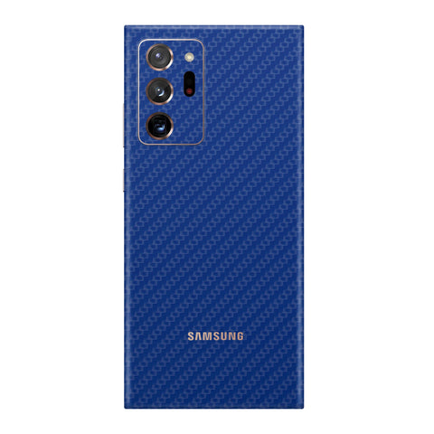Carbon Fiber Blue Skin for Samsung Note 20 Ultra