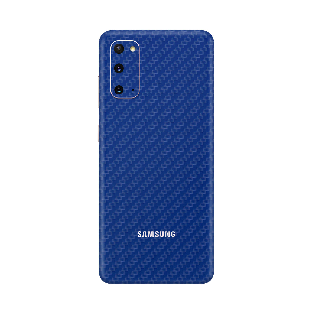 Carbon Fiber Blue Skin for Samsung S20 Plus