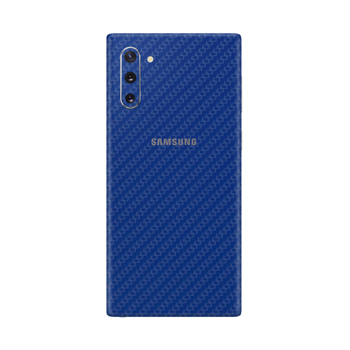 Carbon Fiber Blue Skin for Samsung Note 10
