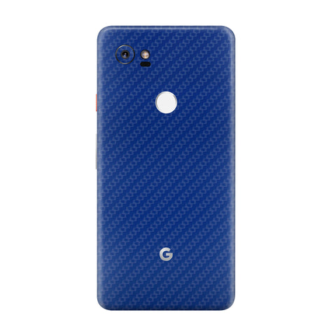 Carbon Fiber Blue Skin for Google Pixel 2XL