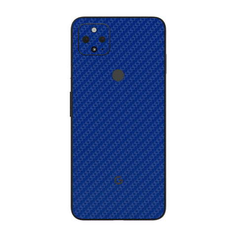 Carbon Fiber Blue Skin for Google Pixel 5