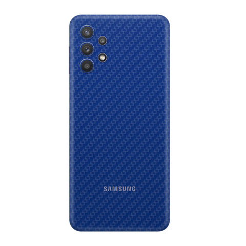 Carbon Fiber Blue Skin for Samsung A72