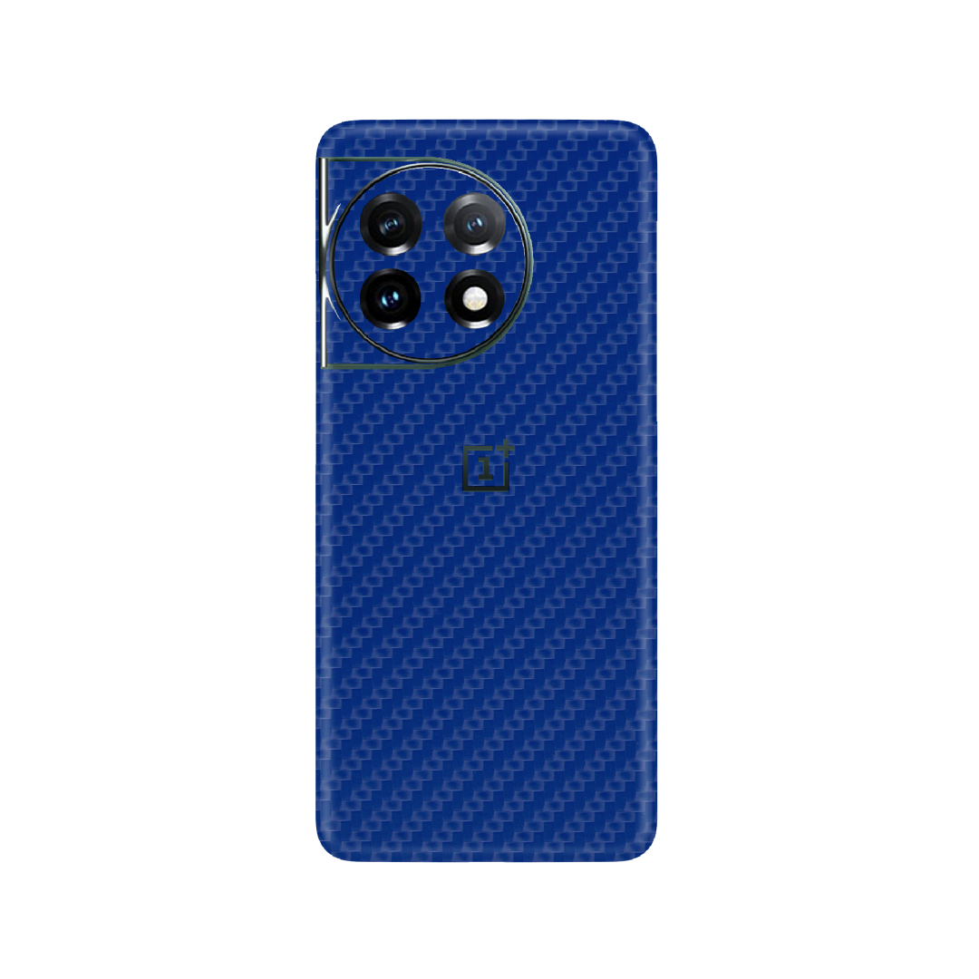 Carbon Fiber Blue Skin for OnePlus 11 5G