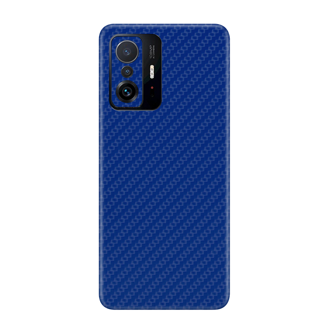 Carbon Fiber Blue Skin for MI 11T Pro