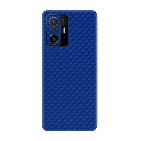 Carbon Fiber Blue Skin for MI 11T Pro
