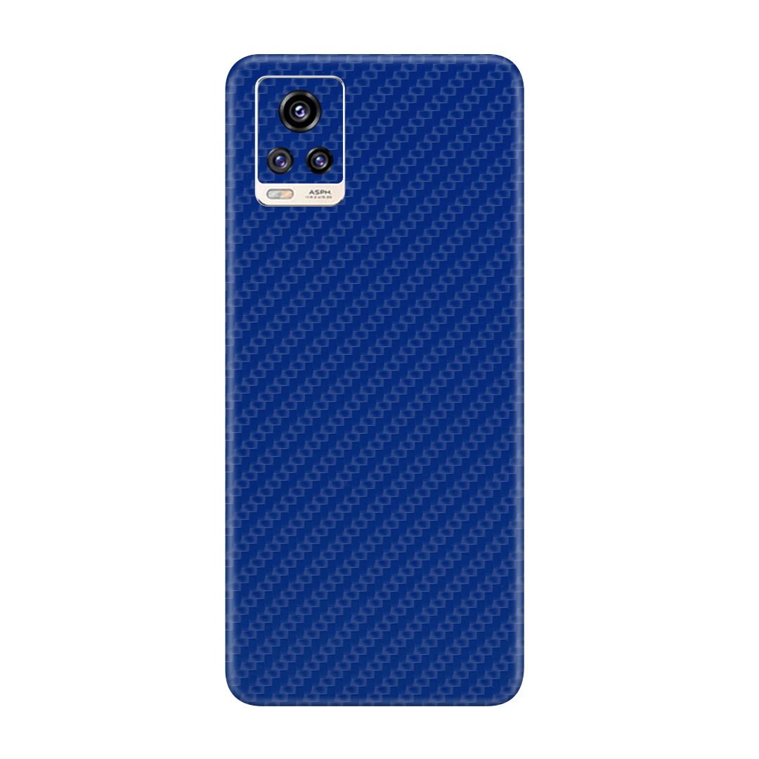 Carbon Fiber Blue Skin for Vivo V20