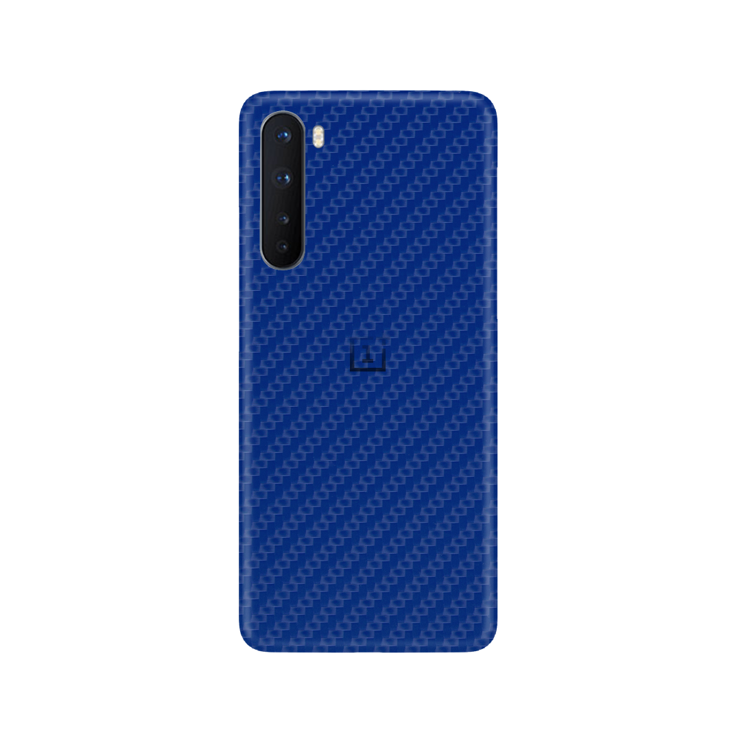 Carbon Fiber Blue Skin for OnePlus Nord 5G