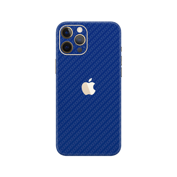 Carbon Fiber Blue Skin for iPhone 12 Pro Max