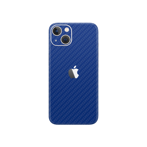 Carbon Fiber Blue Skin for iPhone 13