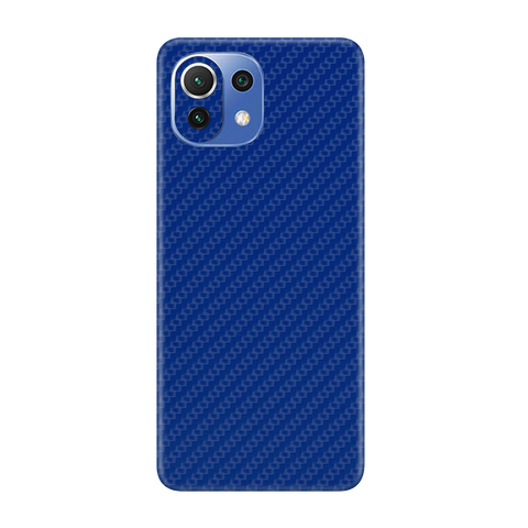 Carbon Fiber Blue Skin for MI 11 Lite