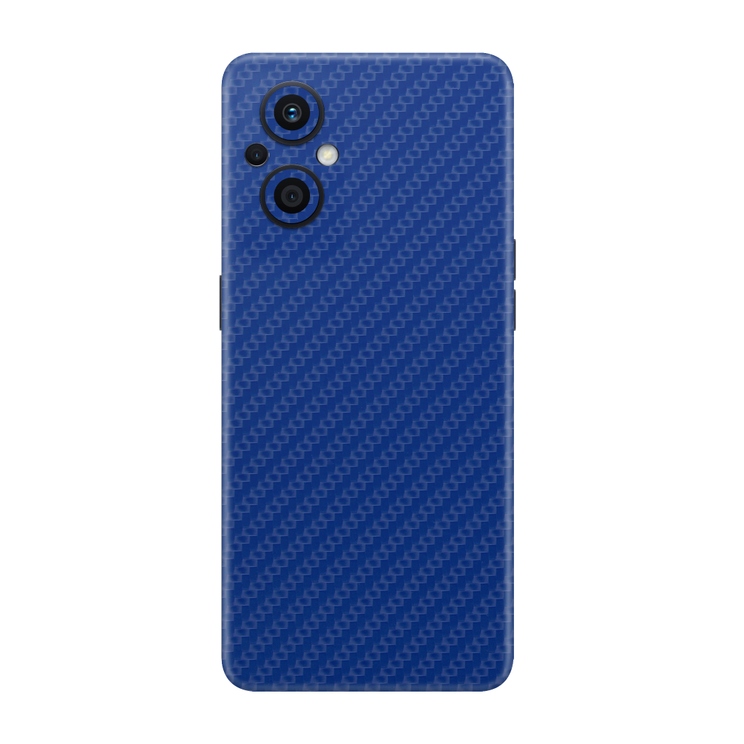 Carbon Fiber Blue Skin for Oppo F21 Pro 5G