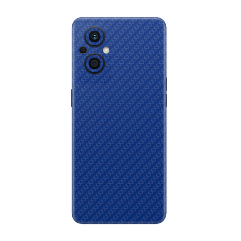 Carbon Fiber Blue Skin for Oppo F21 Pro 5G