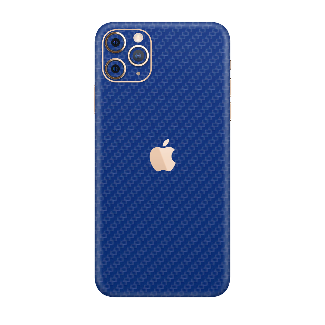 Carbon Fiber Blue Skin for iPhone 11 Pro Max