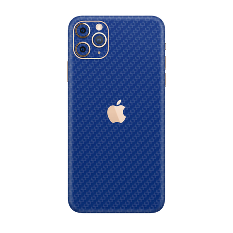 Carbon Fiber Blue Skin for iPhone 11 Pro Max