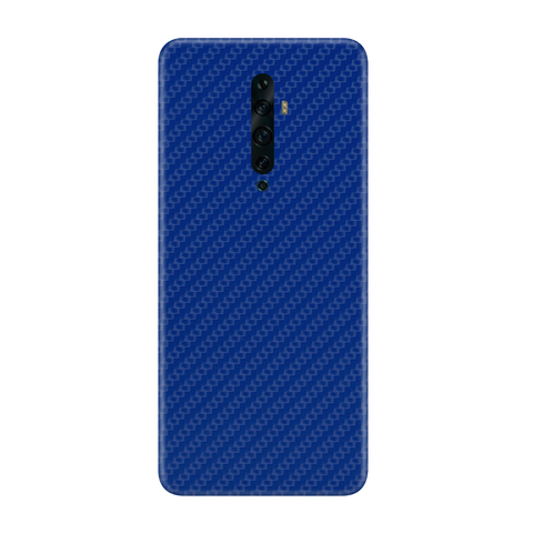 Carbon Fiber Blue Skin for Oppo Reno 2f