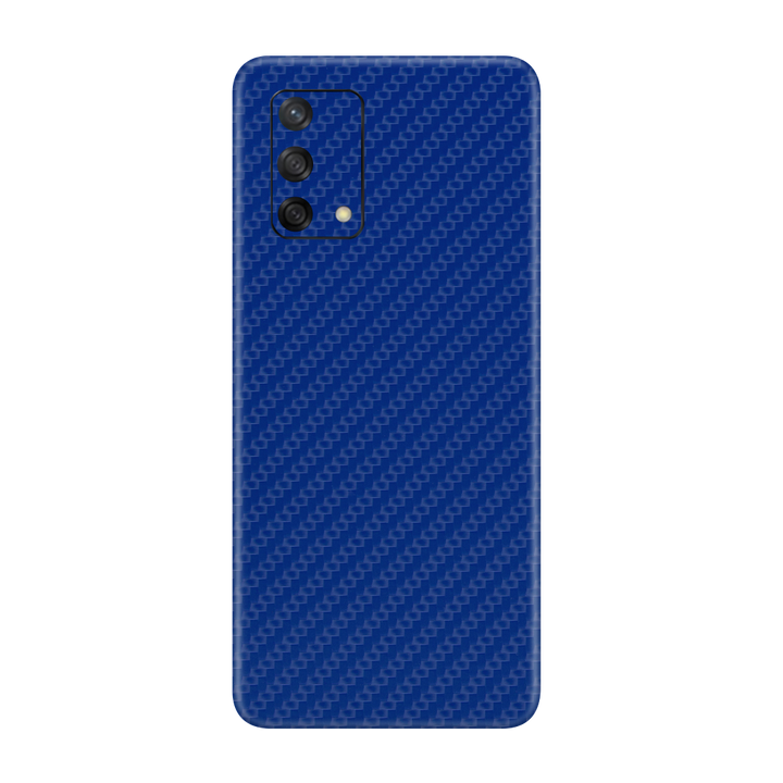 Carbon Fiber Blue Skin for Oppo F19