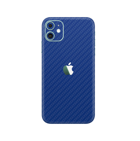 Carbon Fiber Blue Skin for iPhone 11