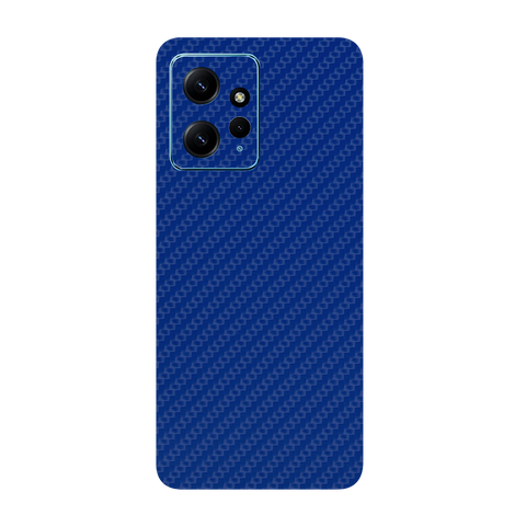 Carbon Fiber Blue Skin for Redmi 12 4g