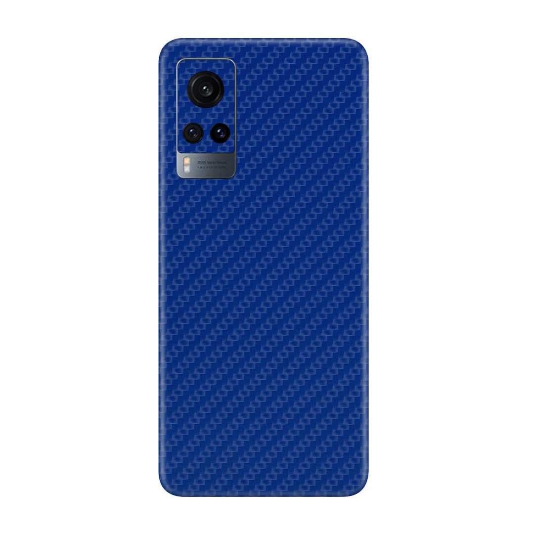 Carbon Fiber Blue Skin for Vivo X60