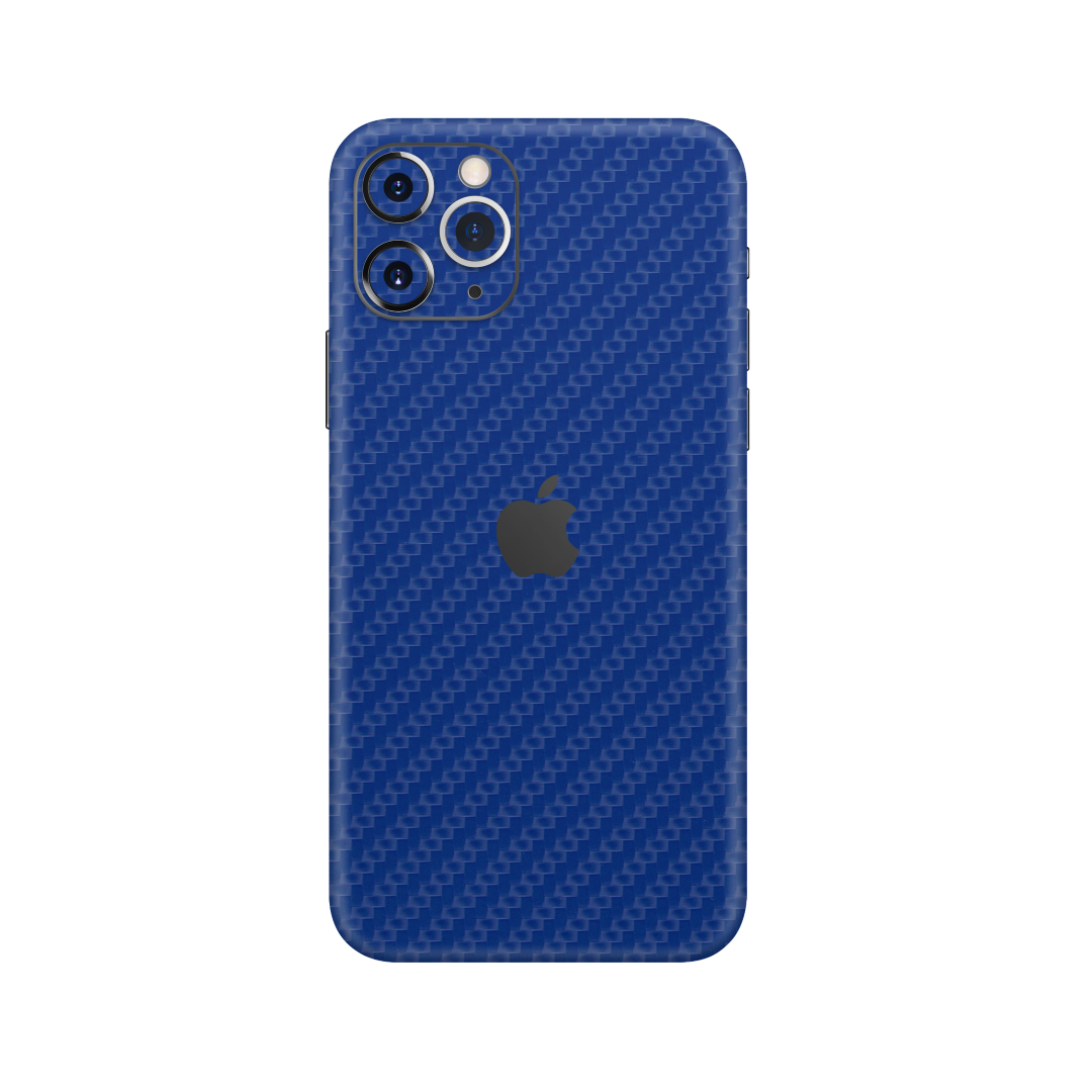 Carbon Fiber Blue Skin for iPhone 11 Pro