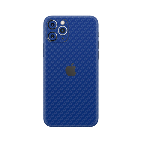 Carbon Fiber Blue Skin for iPhone 11 Pro