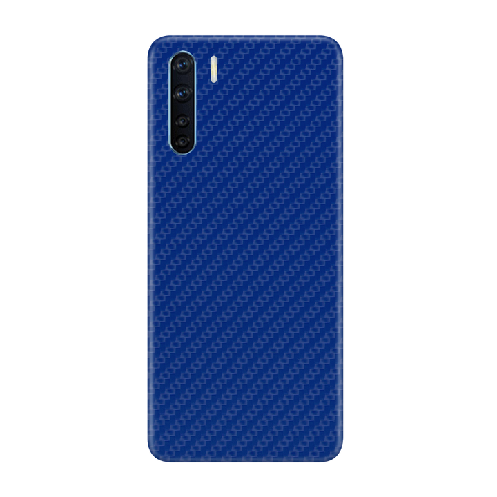 Carbon Fiber Blue Skin for Oppo F15