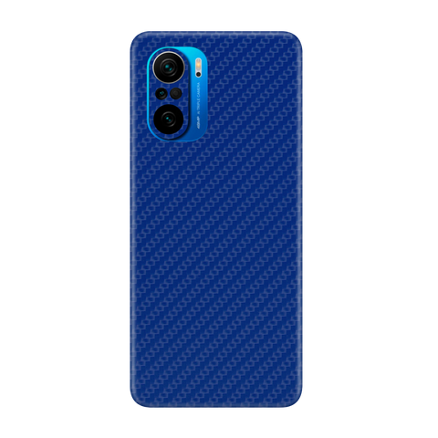 Carbon Fiber Blue Skin for Poco F3