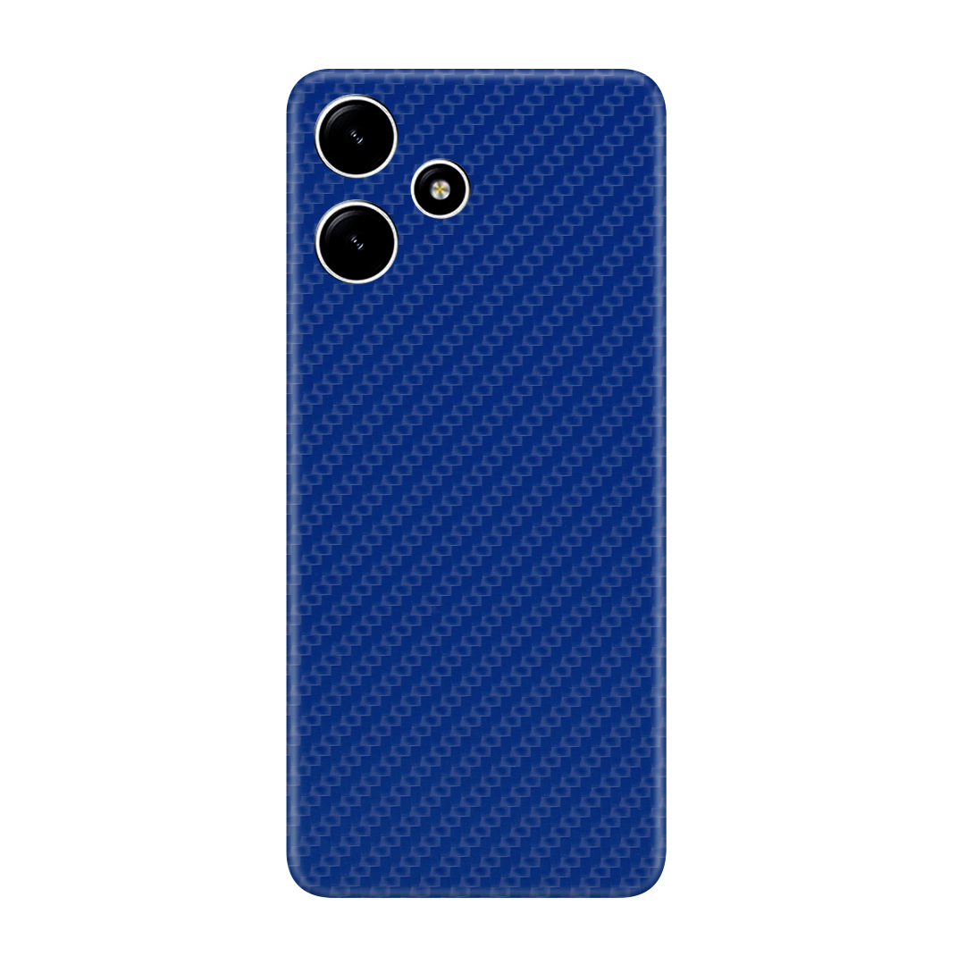 Carbon Fiber Blue Skin for Redmi 12 5G