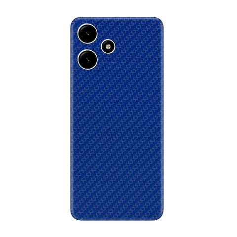 Carbon Fiber Blue Skin for Redmi 12 5G