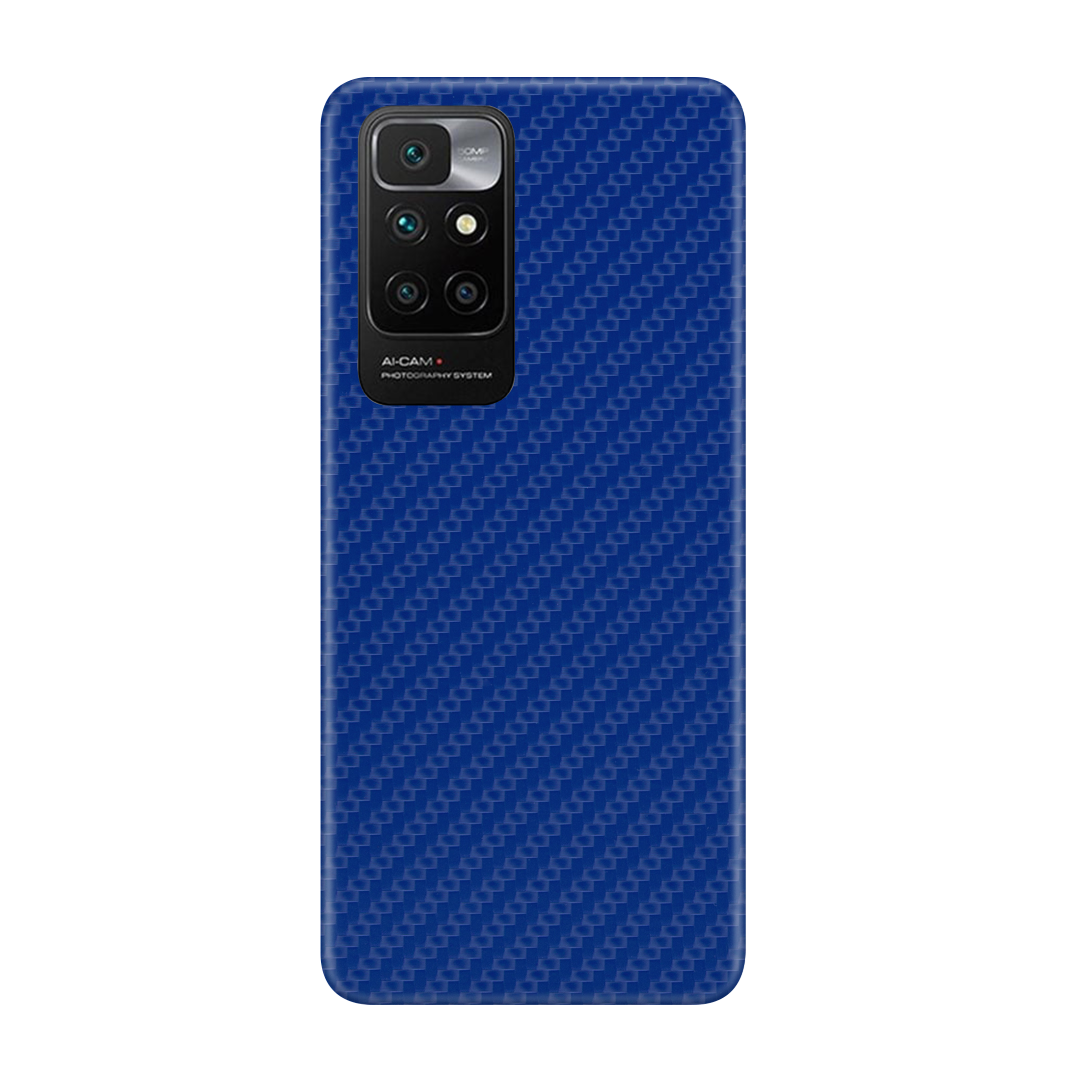 Carbon Fiber Blue Skin for Redmi Note 10