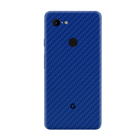 Carbon Fiber Blue Skin for Google Pixel 3