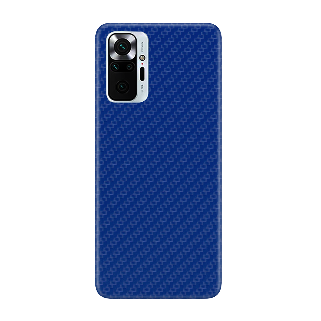 Carbon Fiber Blue Skin for Redmi Note 10 Pro