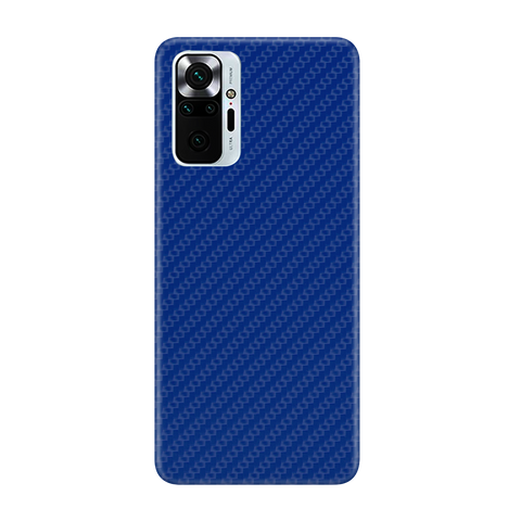 Carbon Fiber Blue Skin for Redmi Note 10 Pro