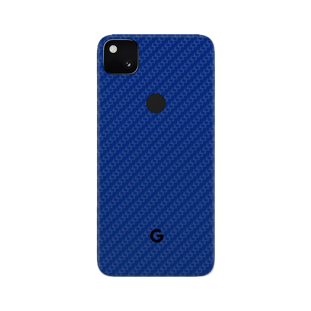 Carbon Fiber Blue Skin for Google Pixel 4