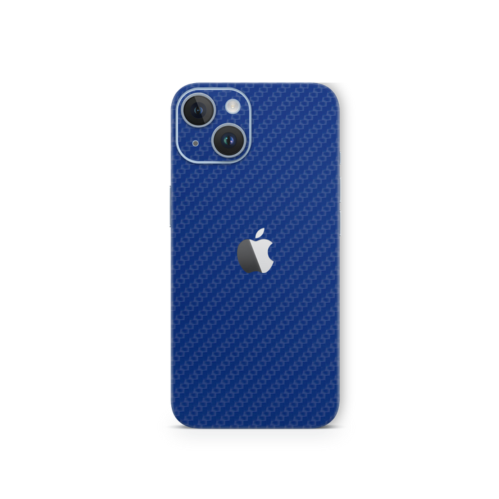 Carbon Fiber Blue Skin for iPhone 14 Plus