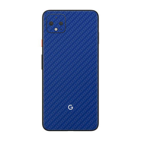 Carbon Fiber Blue Skin for Google Pixel 4XL