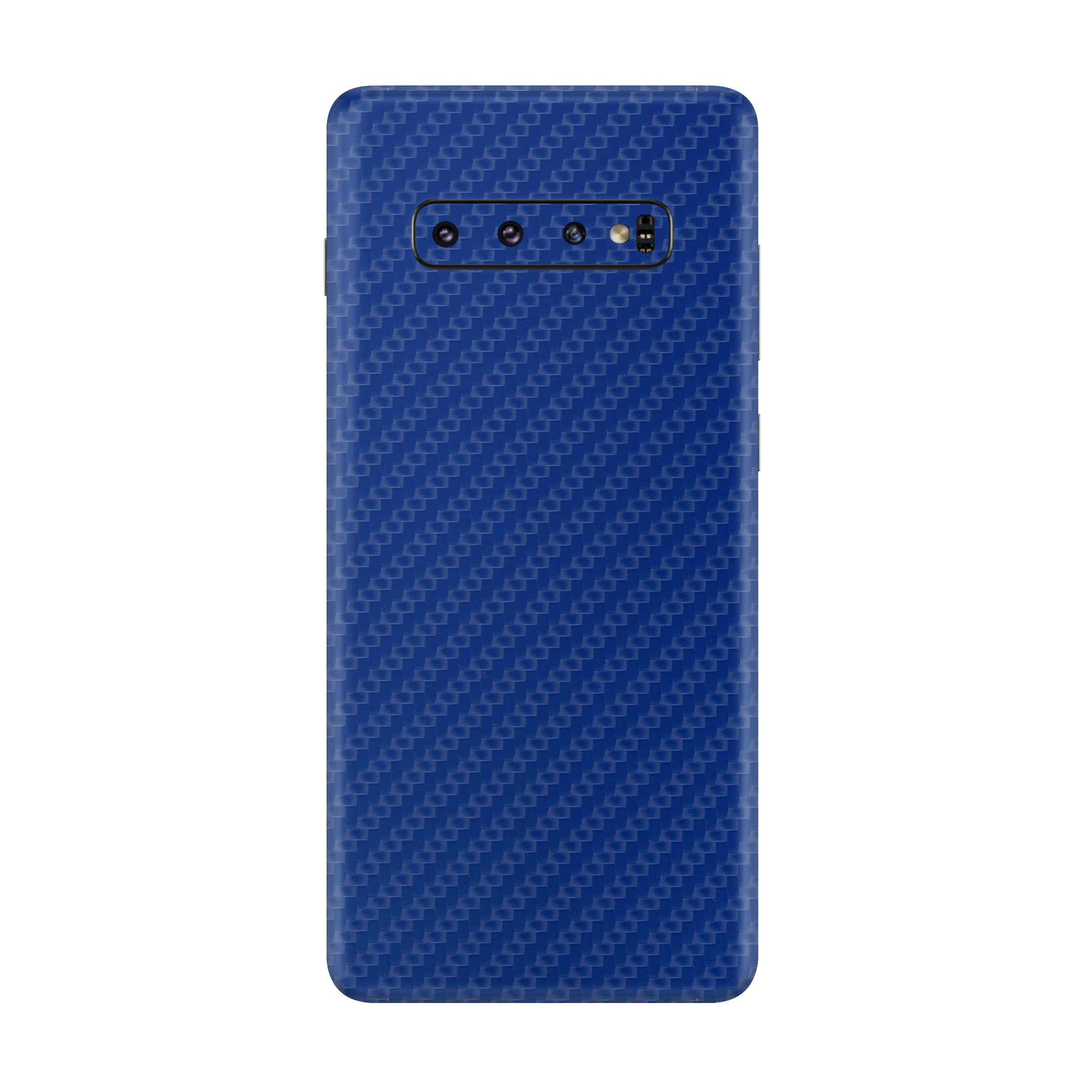 Carbon Fiber Blue Skin for Samsung S10 Plus
