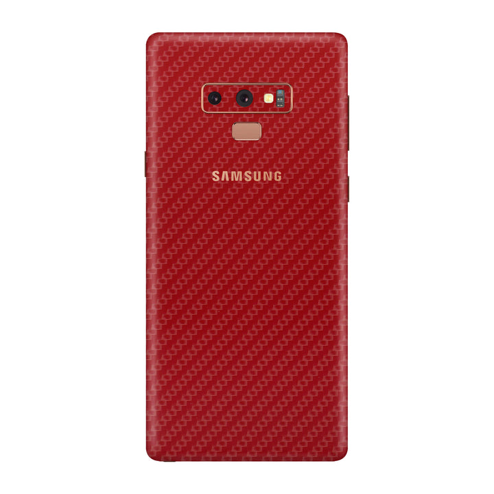 Carbon Fiber Red Skin for Samsung Note 9