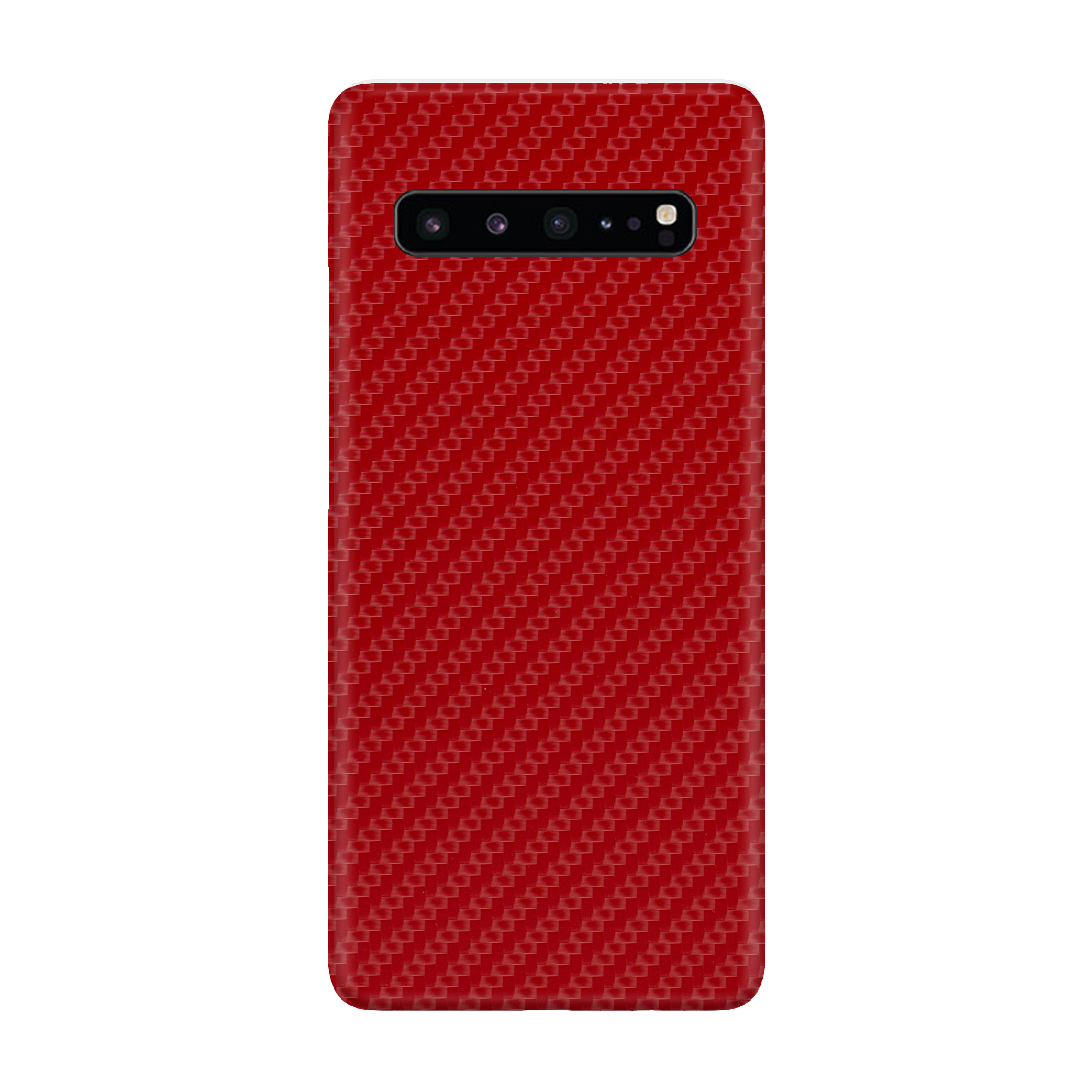 Carbon Fiber Red Skin for Samsung S10 5G