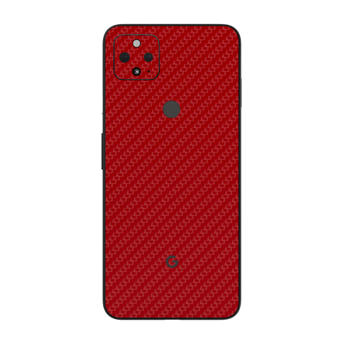 Carbon Fiber Red Skin for Google Pixel 5