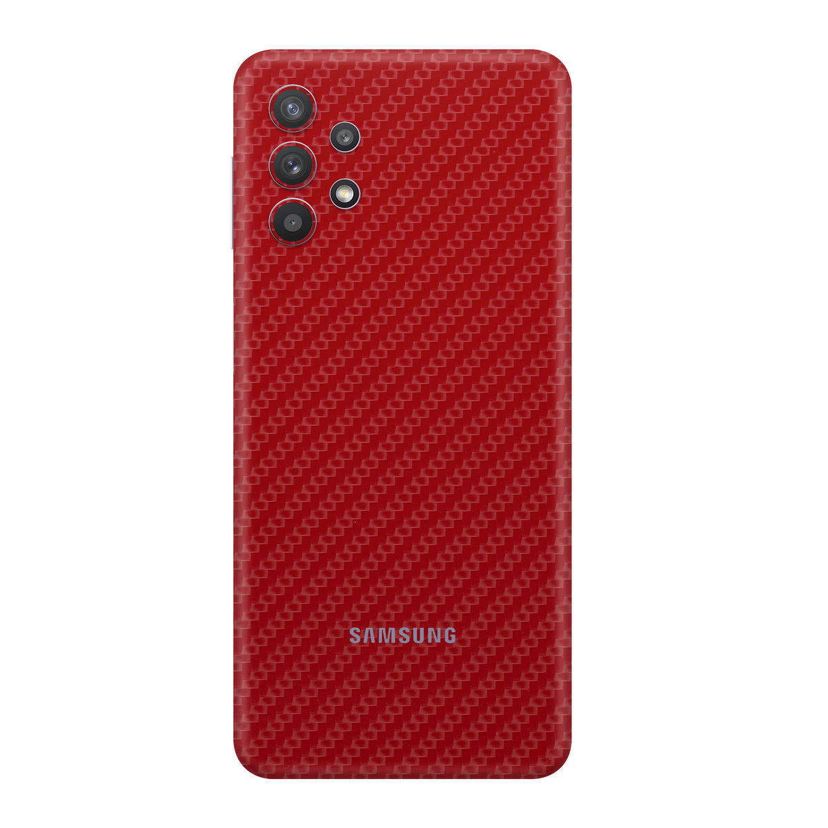 Carbon Fiber Red Skin for Samsung A32