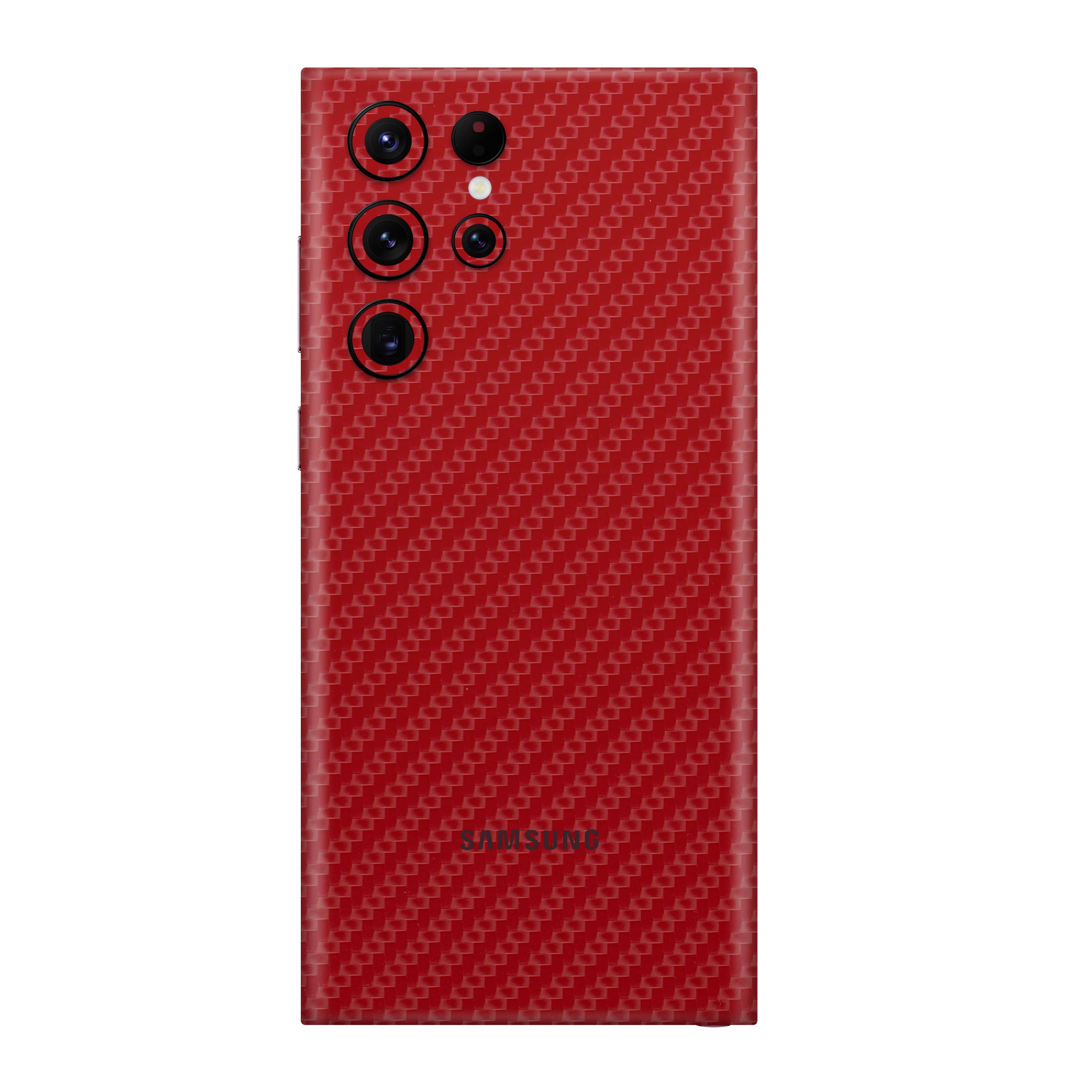 Carbon Fiber Red Skin for Samsung S23 Ultra