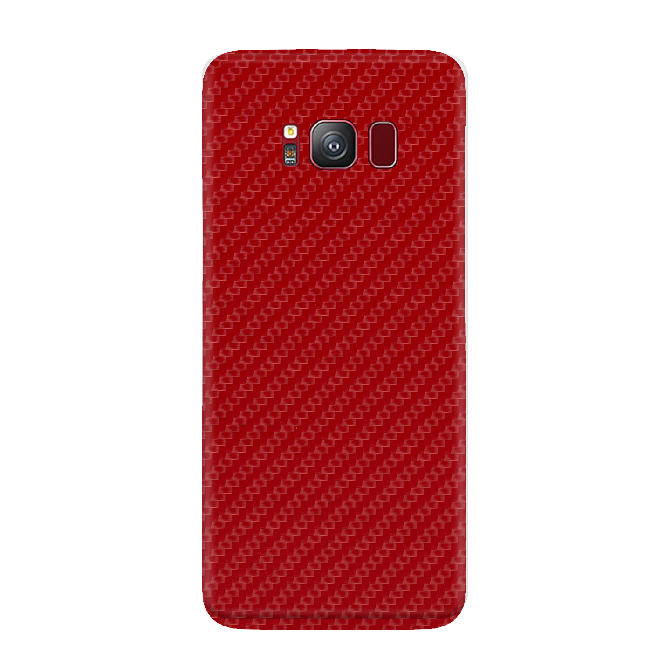 Carbon Fiber Red Skin for Samsung S8 Plus