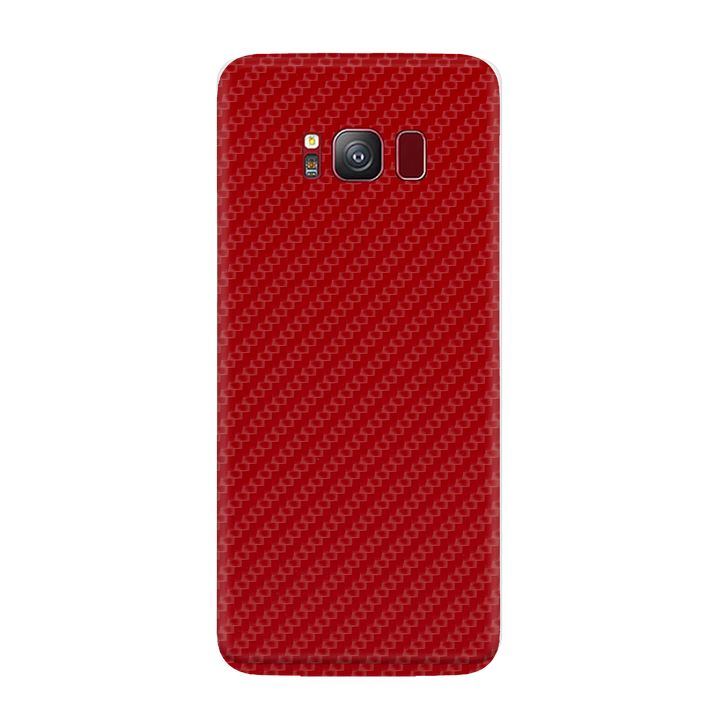 Carbon Fiber Red Skin for Samsung S8 Plus