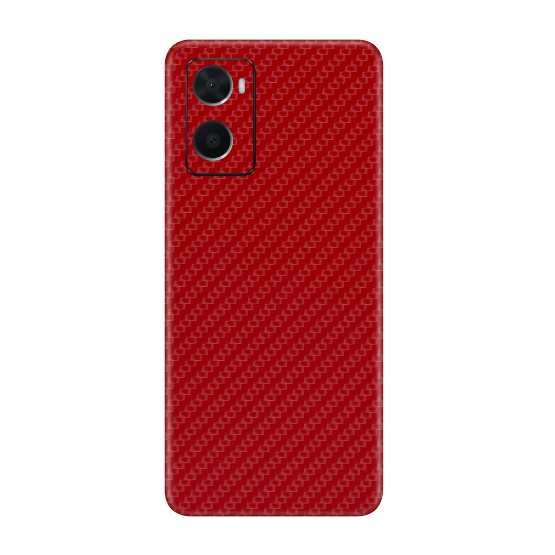 Carbon Fiber Red Skin for Oppo A76