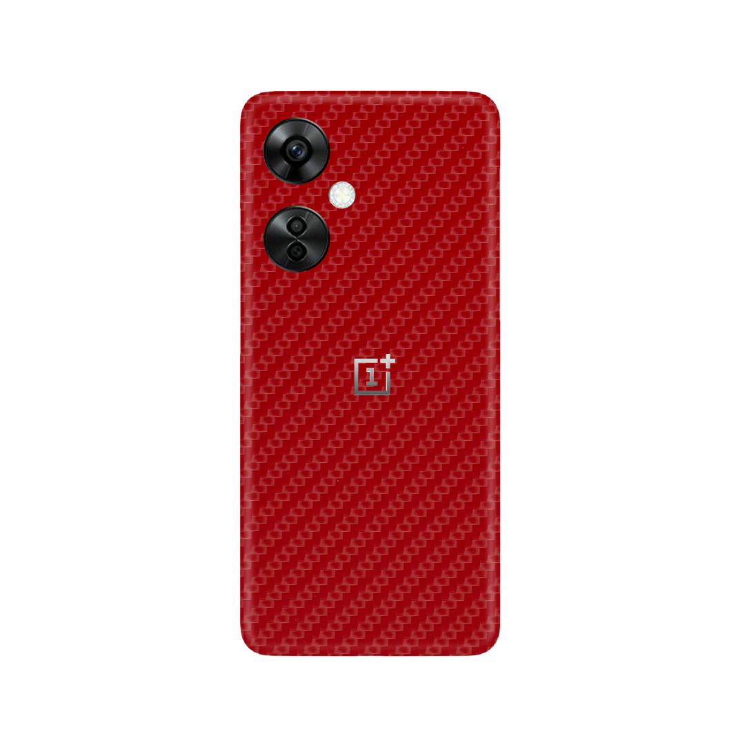 Carbon Fiber Red Skin for OnePlus Nord CE 3 LITE 5G