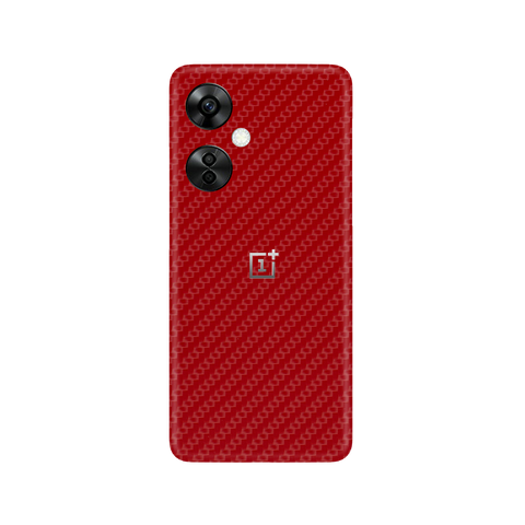 Carbon Fiber Red Skin for OnePlus Nord CE 3 LITE 5G