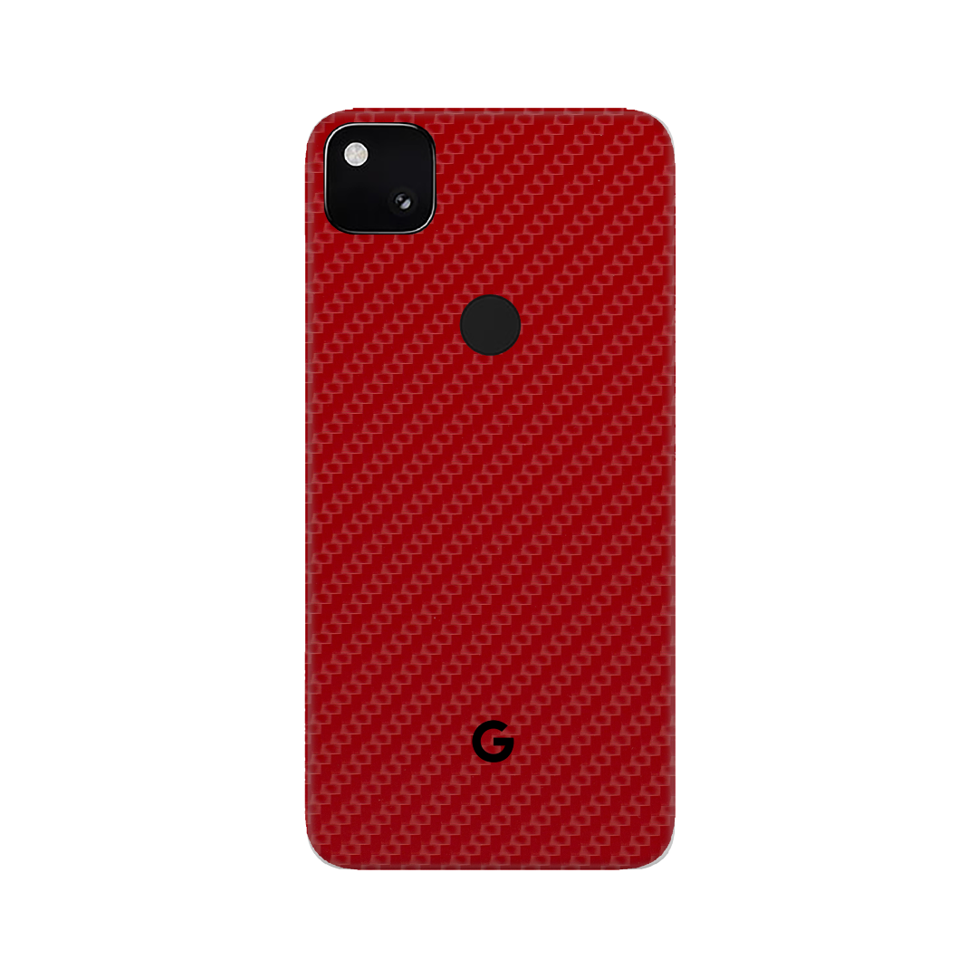 Carbon Fiber Red Skin for Google Pixel 4