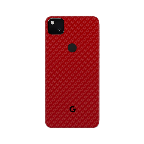 Carbon Fiber Red Skin for Google Pixel 4